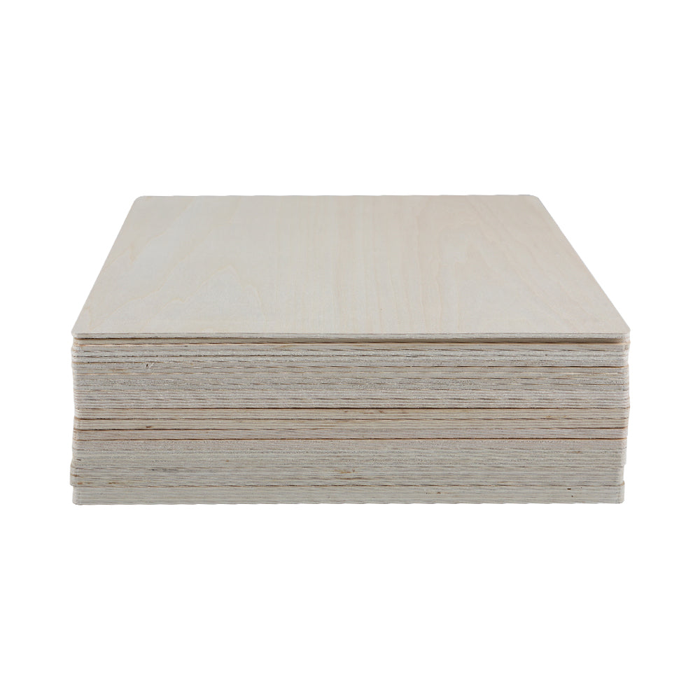 Creality - 10 Plaques de Contreplaqué de Tilleul (Basswood Sheets) - 20 x 20 cm - 3 mm