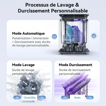 Anycubic - Wash & Cure 3 Max - Ensemble Station Lavage et Durcissement