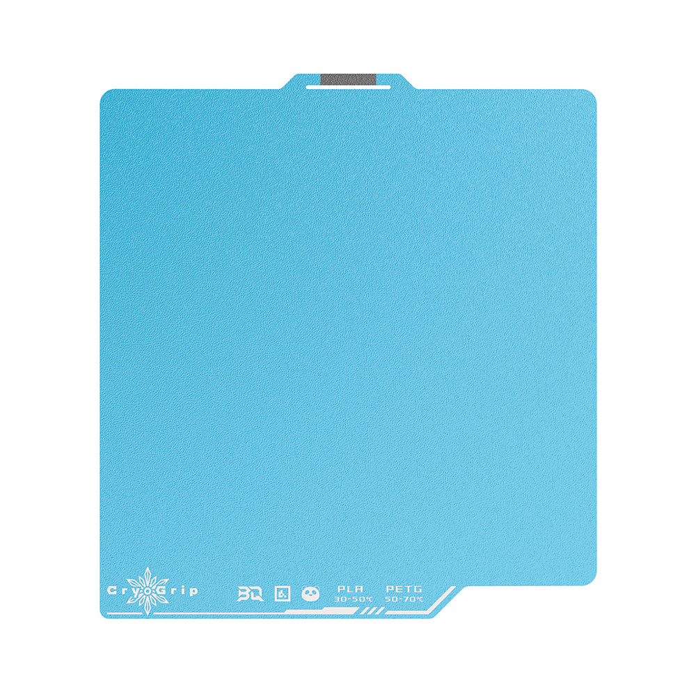BIQU - Plateau d'impression CryoGrip Pro pour Bambu Lab X1/X2/P1/P2/A1 - Bleu d'hiver texturé (Frostbit