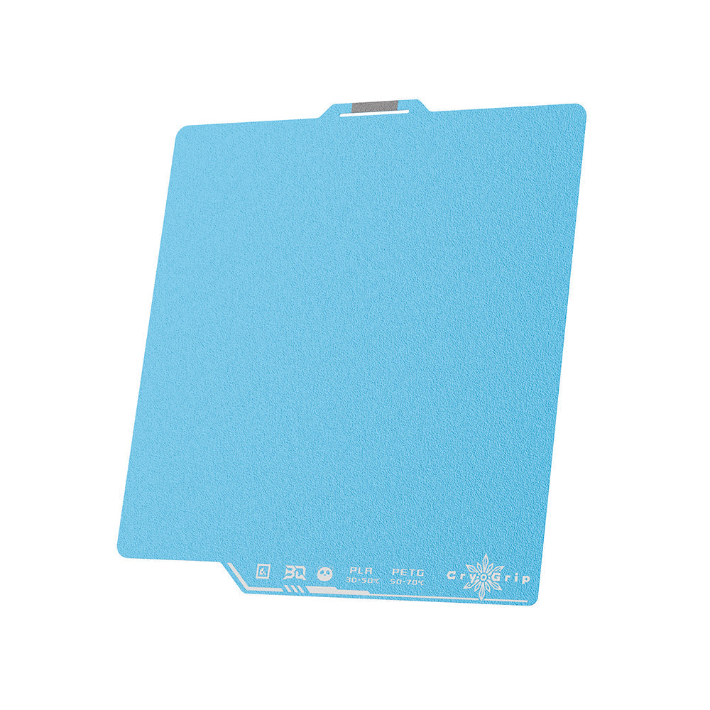 BIQU - Plateau d'impression CryoGrip Pro pour Bambu Lab X1/X2/P1/P2/A1 - Bleu d'hiver texturé (Frostbit