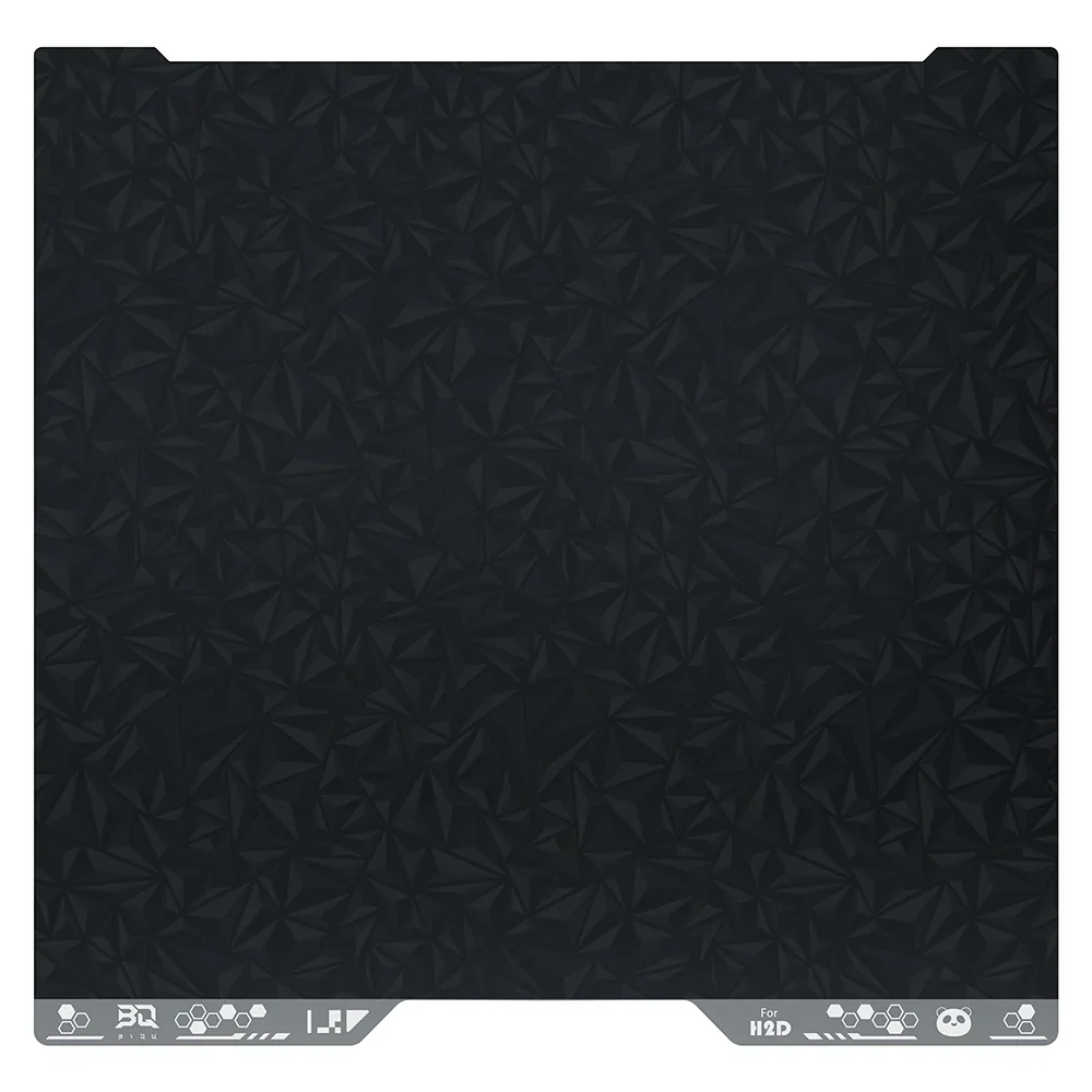 BIQU - Plateau d'impression Série H2D/H2S Bambu - Double face PEO+PET (PEO+PET Double-Sided Spring Steel Sheet) - 355 x 346 mm