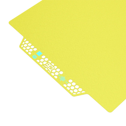 BIQU - Plateau CryoGrip Pro - Bambu Lab X1/X2/P1/P2/A1 - Jaune glacé fin - (Glacier Fine Textures)