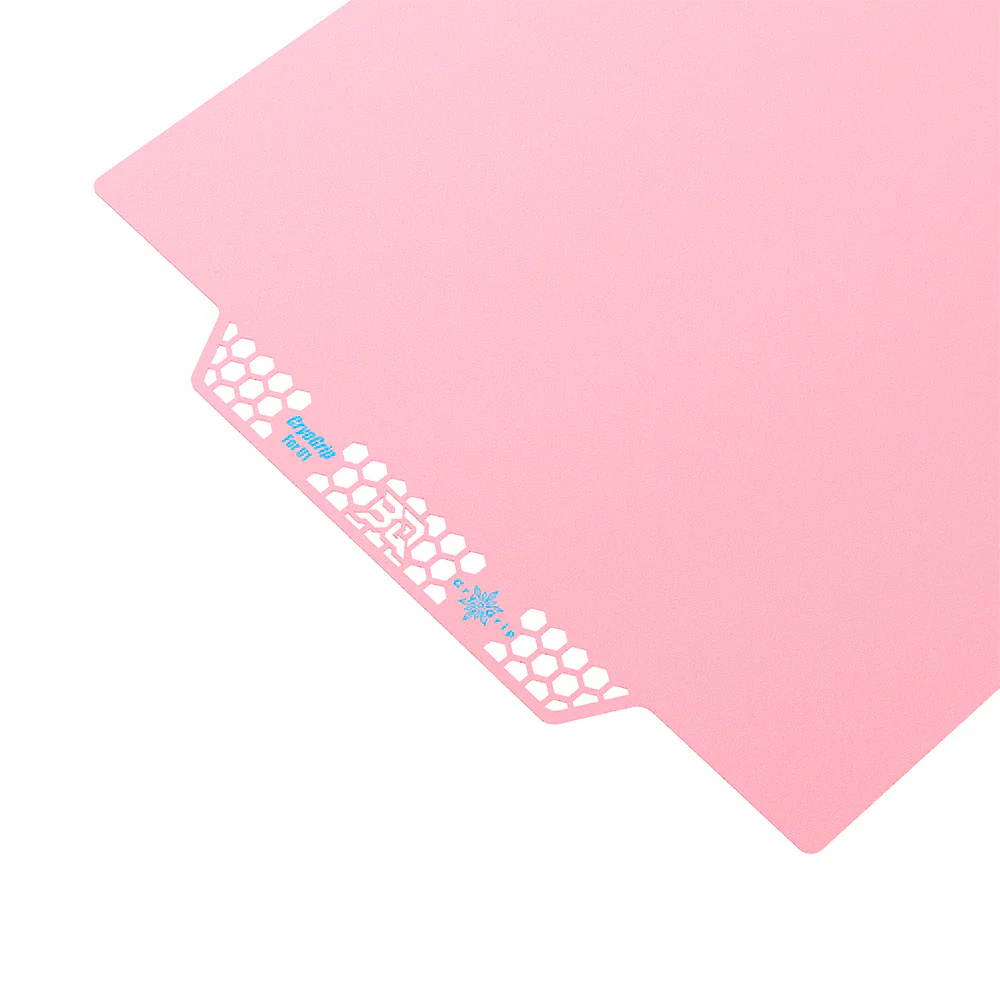 BIQU - Plateau CryoGrip Pro - Snapmaker U1 - Rose glacé fin - (Glacier Fine Textures)