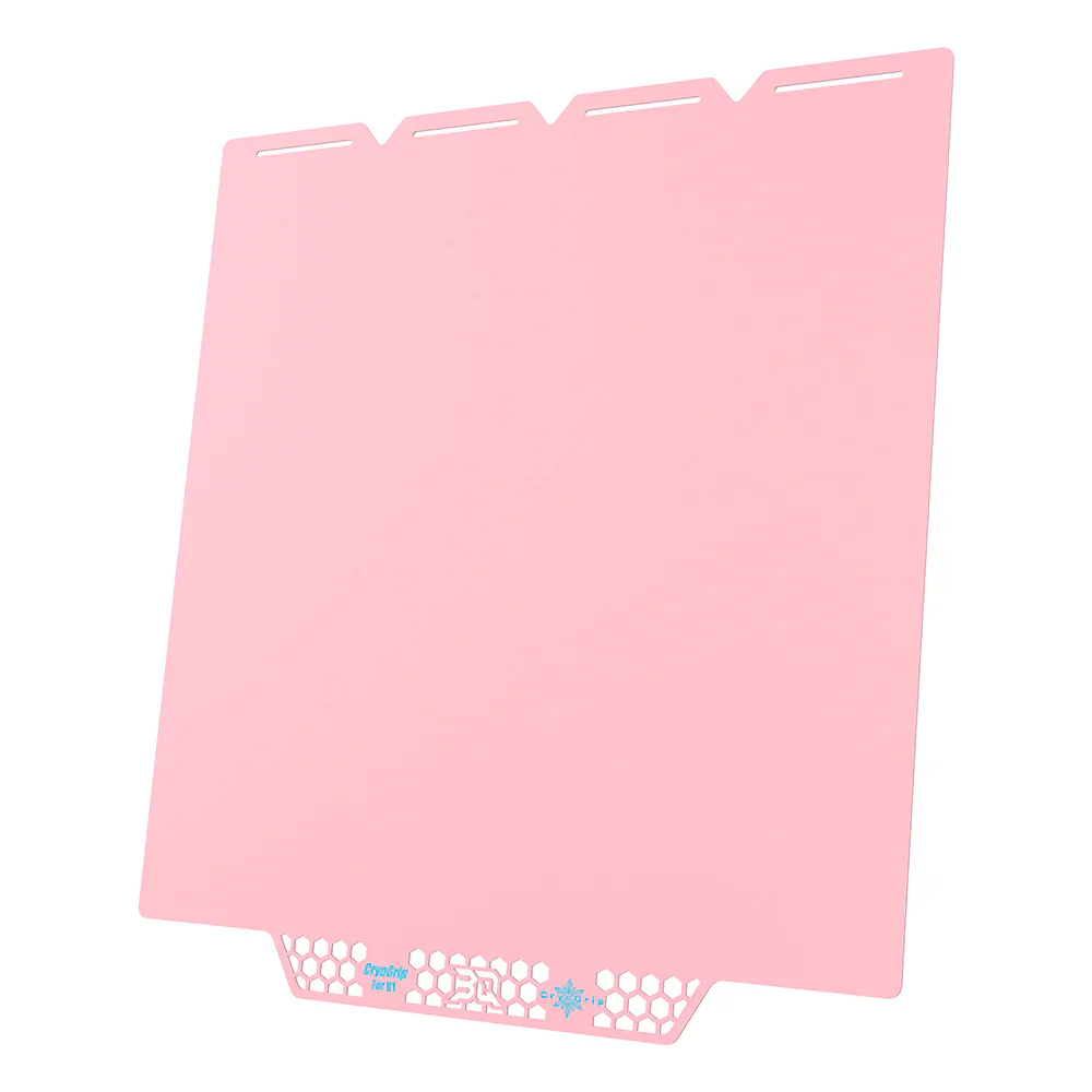 BIQU - Plateau CryoGrip Pro - Snapmaker U1 - Rose glacé fin - (Glacier Fine Textures)