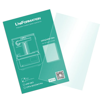 Uniformation - GK3/GK3 Pro - Film nFEP 320 × 200 mm - 3 pcs