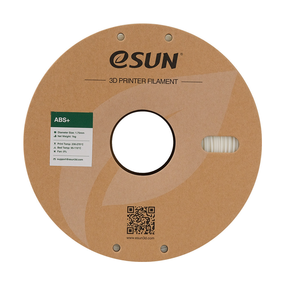 Bobine de ABS+ eSun Natural - 1kg - Spool de côté