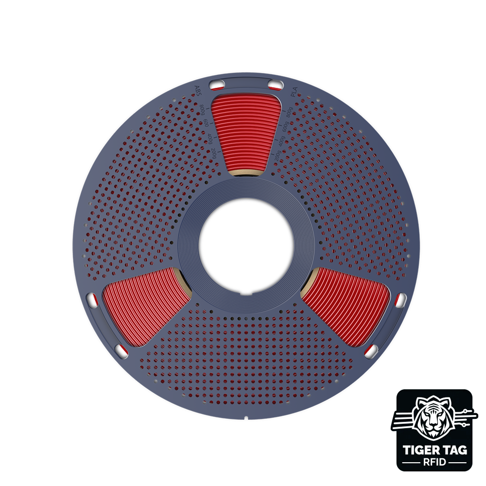 Sunlu - PETG - Rouge (Red) - 1,75 mm - 1 kg avec RFID TigerTag