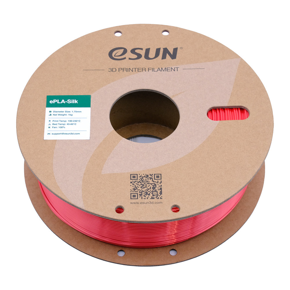 Bobine eSun de eSilk Red - 1 kg - Spool couché