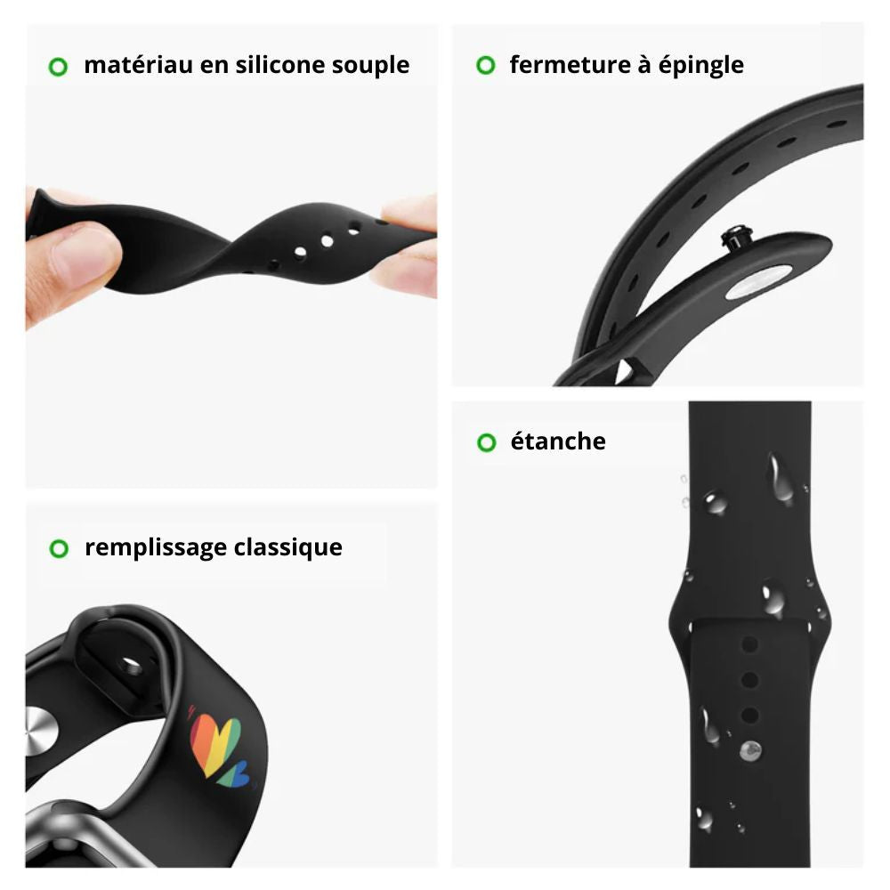 xTool - 4 Bracelets Apple Watch - caractéristiques