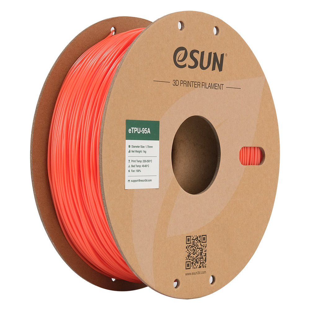 Bobine eSun de eTPU-95A Color Change Orange/Yellow - 1 kg - Bobine en carton