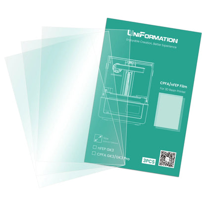 Uniformation - GK3/GK3 Pro - Film nFEP 320 × 200 mm - 3 pcs