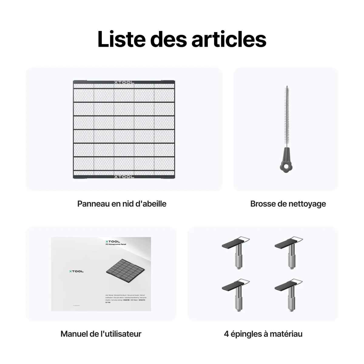 xTool - P3 - Panneau Nid d'Abeille (Honeycomb Panel)
