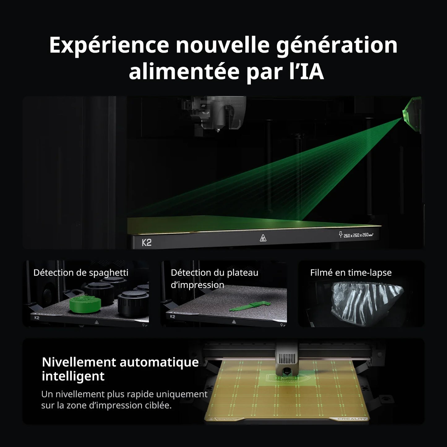 Pack Starter Creality K2 Combo avec Bobine Panchroma Offerte