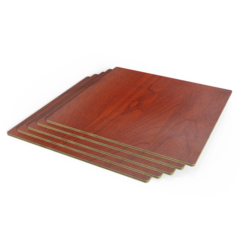 Creality - 10 Plaques de Contreplaqué en Palissandre (Rosewood Plywood Sheets) - 30 x 30 cm - 3 mm