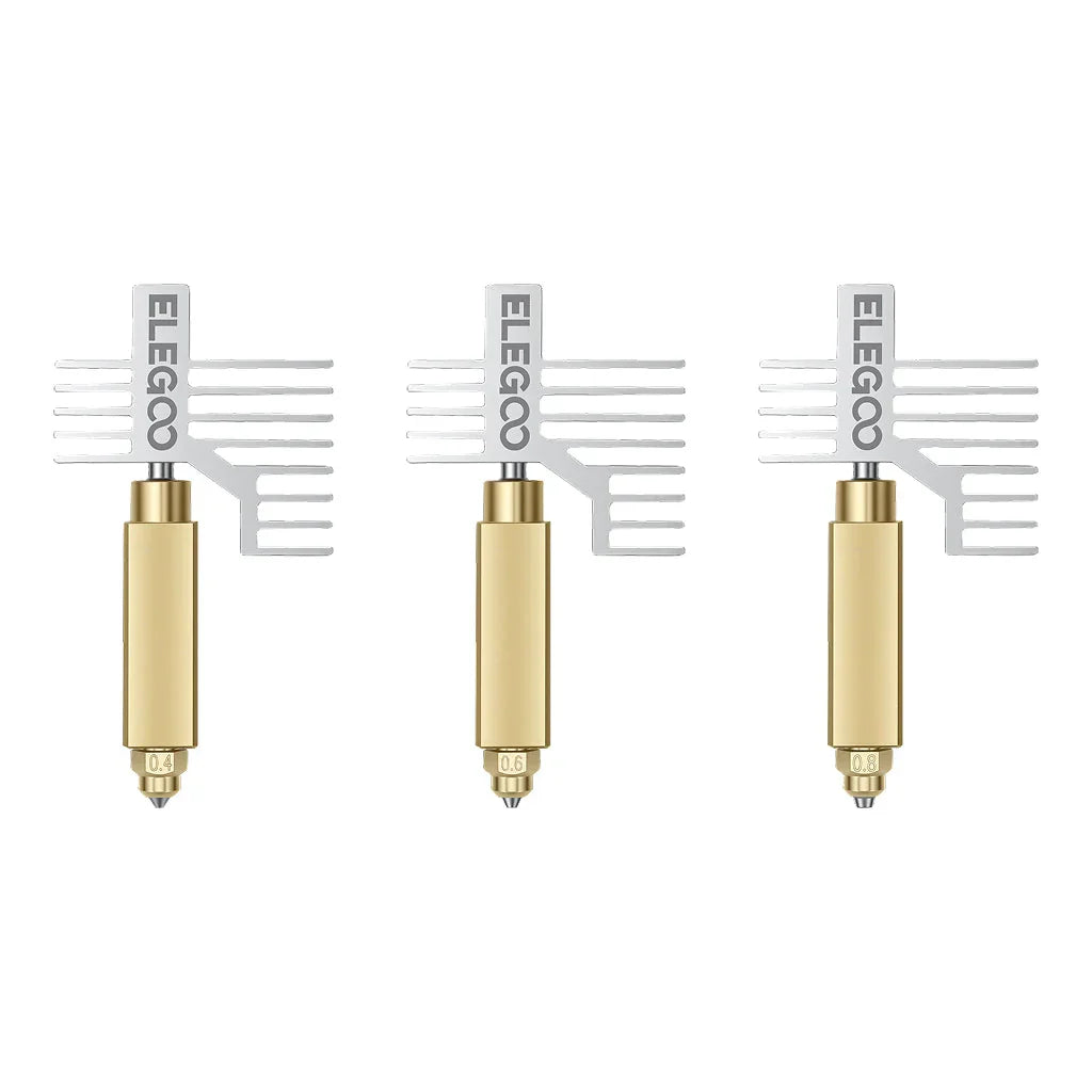 Elegoo - CC/CC2 - Kit de Têtes d'Impression (Hotends Kit) - Taille Multiples - 3 pcs