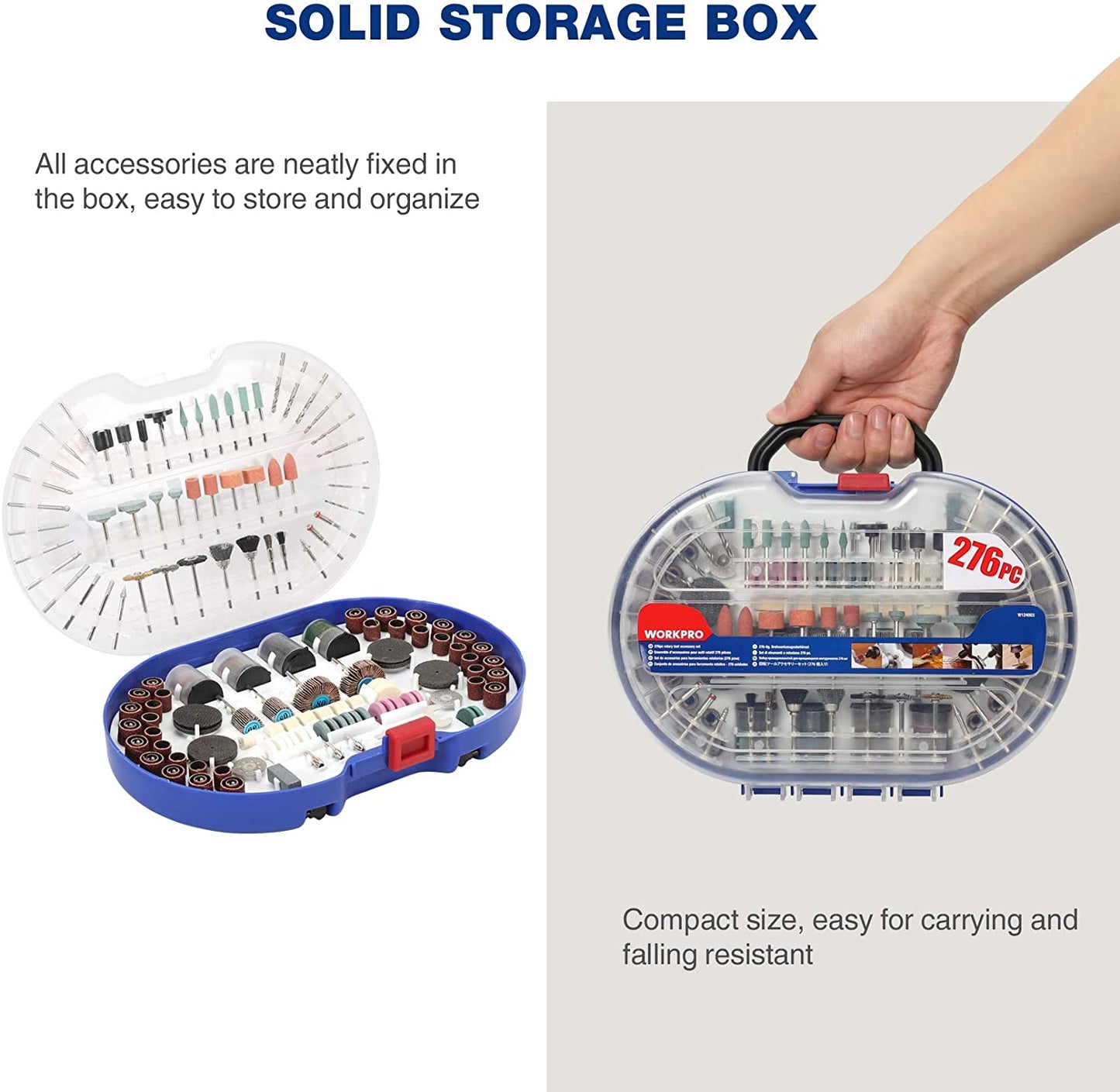Workpro - Accessoires pour Perceuse-Meuleuse de précision