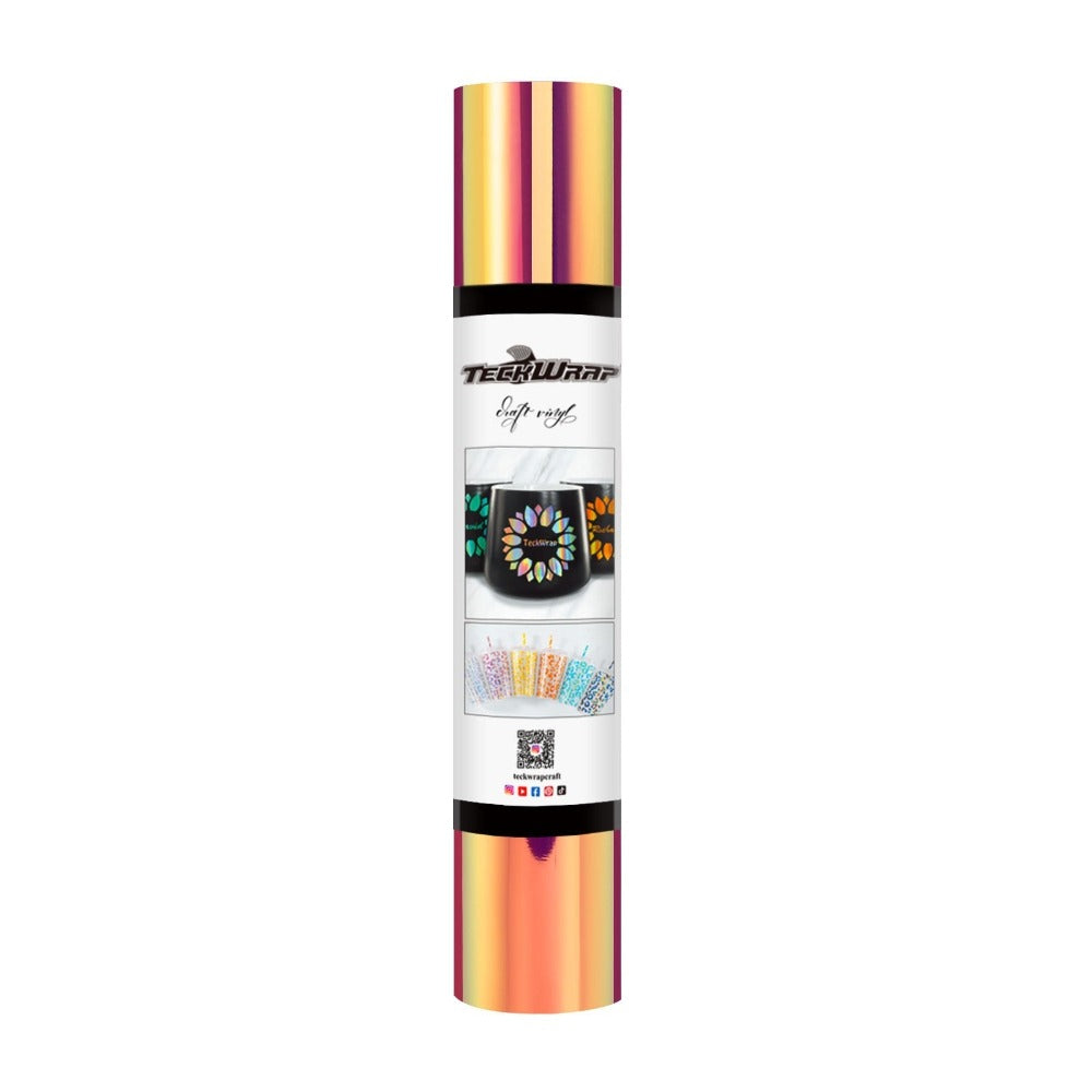 TeckWrapCraft - Opal - Vinyle Adhésif - Violet Orchidée - 1,5 m x 30 cm