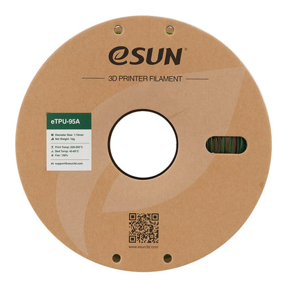 Bobine eSun de eTPU-95A Rainbow - 1 kg - Packaging
