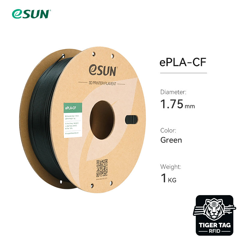 eSun - PLA-CF - Vert (Green) - 1.75 mm - 1 kg