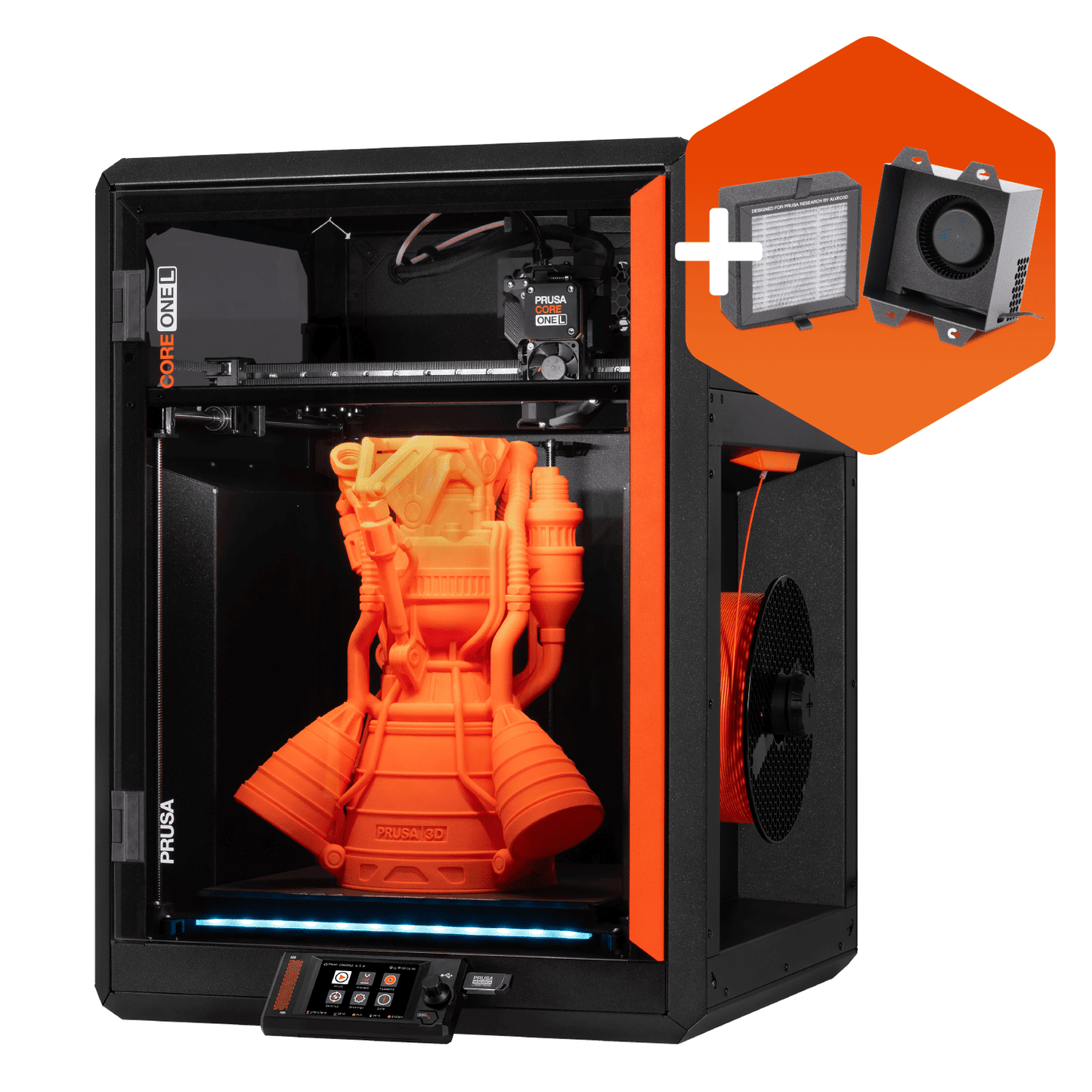 Prusa - Core One L - Imprimante 3D Fermée Grand Volume avec Advanced Filtration BUNDLE