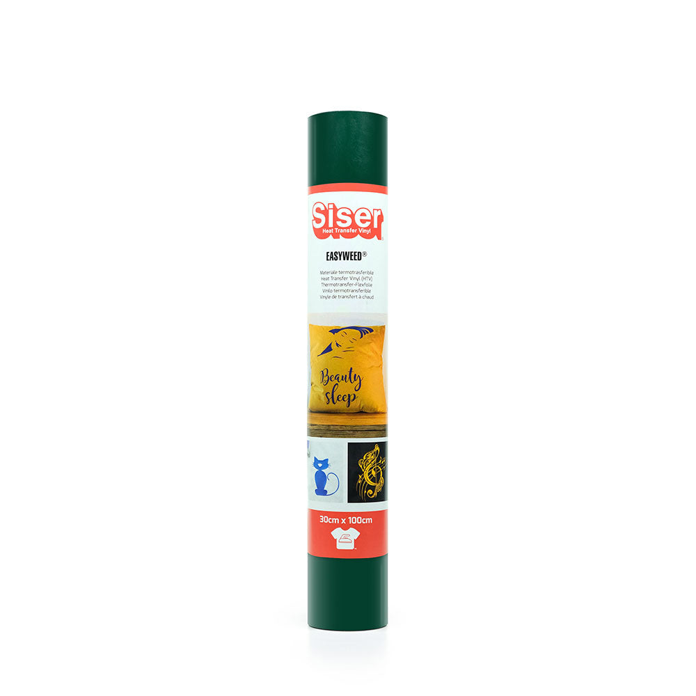 Siser - Basic Flex - Rouleau Thermocollant - (A0010) Vert Foncé - 30 x 100 cm