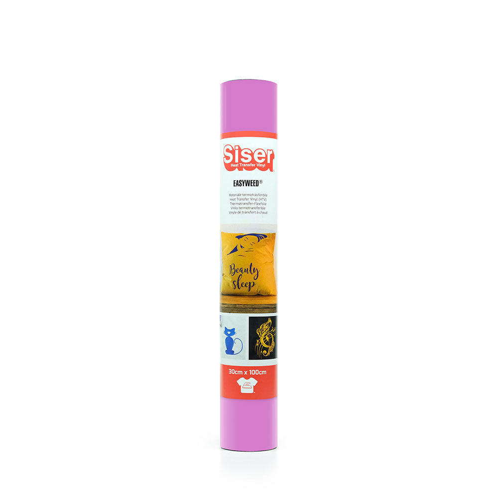 Siser - Basic Flex - Rouleau Thermocollant - (A0062) Rose Orchidée - 30 x 100 cm