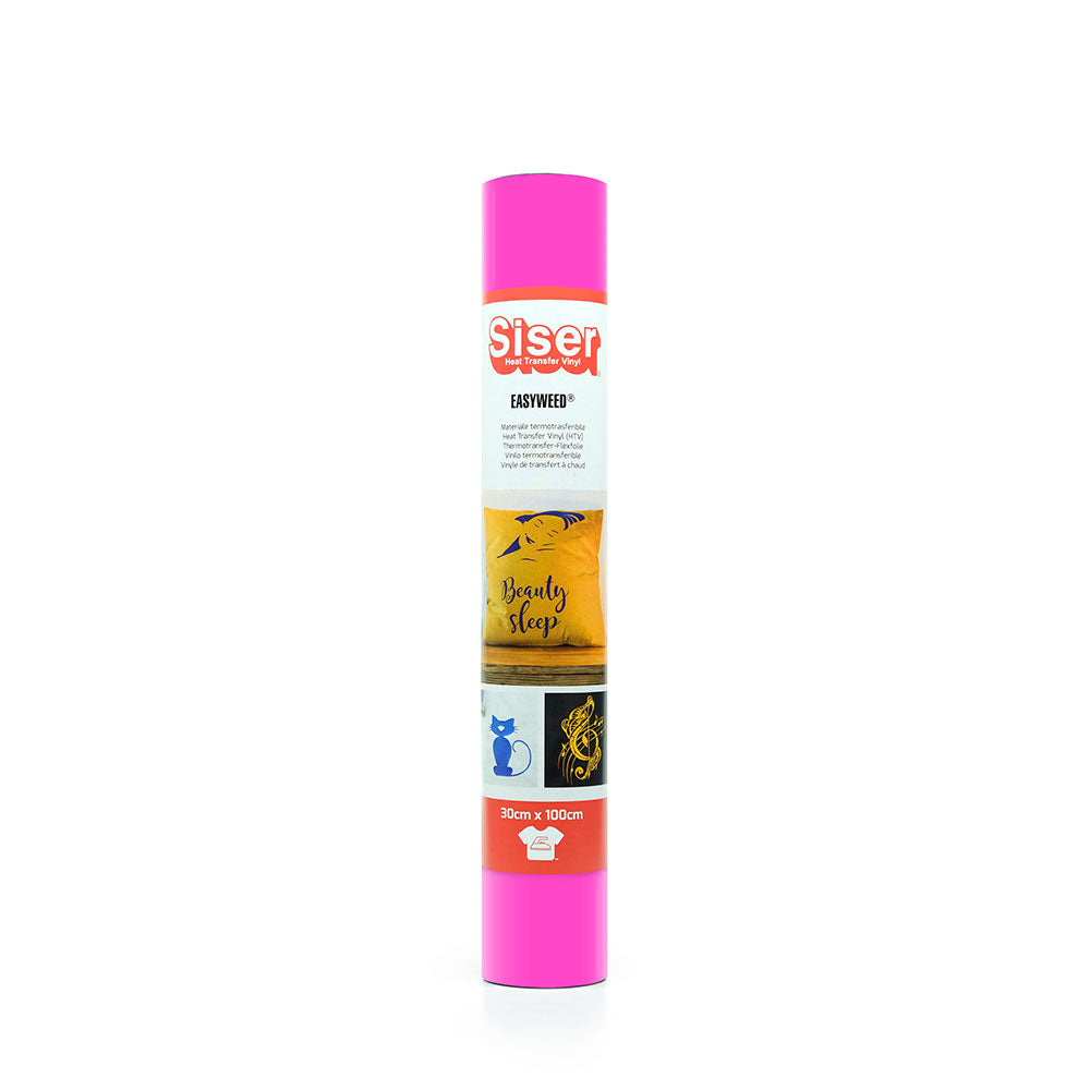 Siser - Basic Flex - Rouleau Thermocollant - (A0097) Rose Passion Fluo - 30 x 100 cm