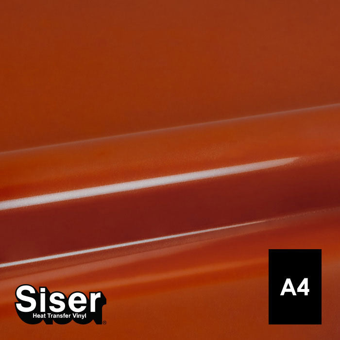 Siser - Basic Flex - Feuille A4 Thermocollant - (A0101) Orange Texas - 20 x 30 cm