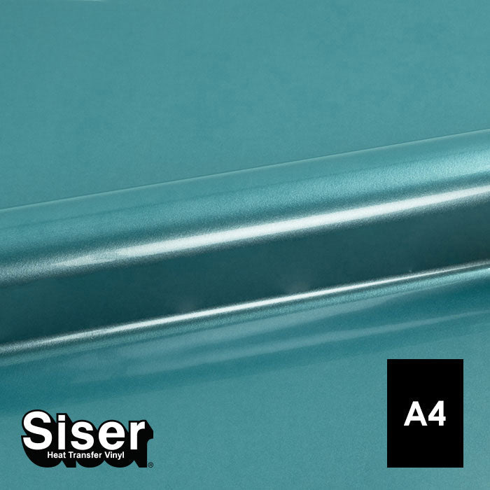 Siser - Basic Flex - Feuille A4 Thermocollant - (A0106) Or Turquoise - 20 x 30 cm