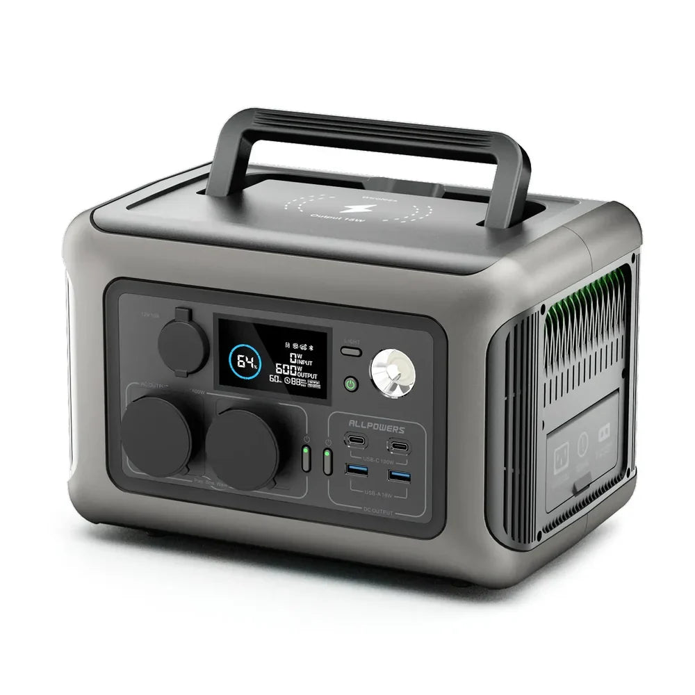 ALLPOWERS - R600 - Station électrique portable - 600W 299Wh