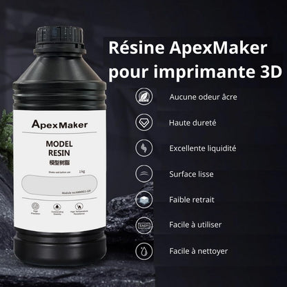 ApexMaker - Résine Standard - Gris (Gray) - 1 kg