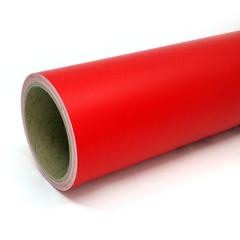 AVERY 500 - Vinyle Adhésif - Rouge Mat - 39 cm x 10 m