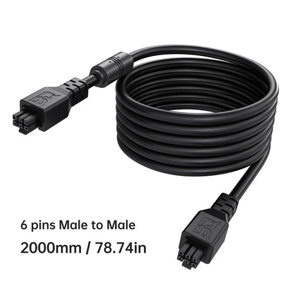 BIQU - Câble 6 Broches pour Bambu Lab AMS/AMS 2 Pro (AMS Cable 6Pin) - 2 m