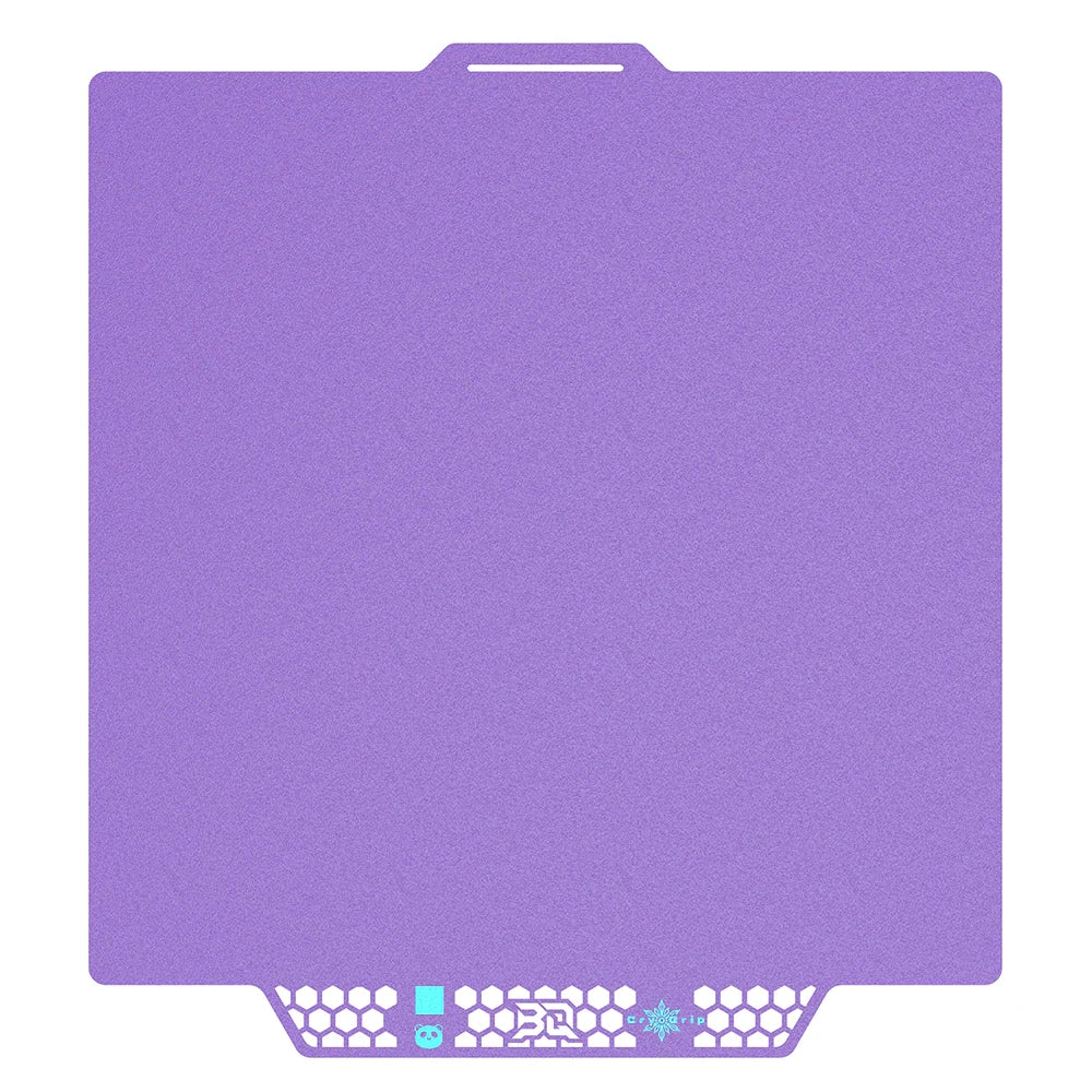 BIQU - Plateau CryoGrip Pro - Bambu Lab X1/X2/P1/P2/A1 - Violet glacé fin - (Glacier Fine Textures)
