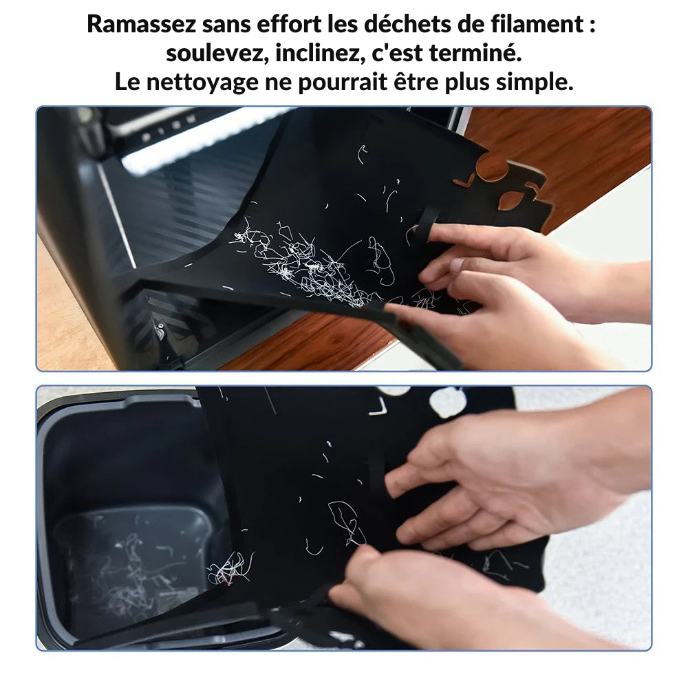 BIQU - Panda Diaper - Tapis à Déchets Réutilisable pour Bambu Lab Séries P1 & X1