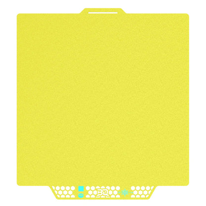 BIQU - Plateau CryoGrip Pro - Bambu Lab X1/P1/P2/A1 - Jaune glacé fin - (Glacier Fine Textures)