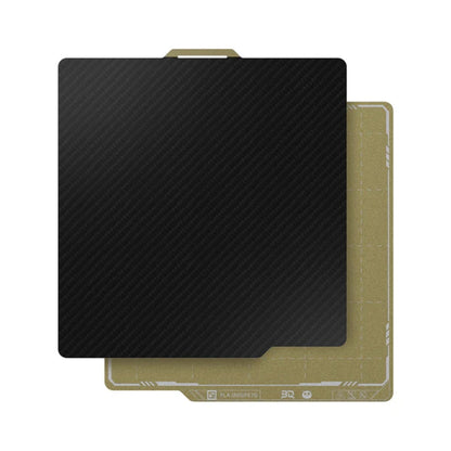 BIQU - Plateau d'impression en tôle d'acier double face pour X1/P1/A1 - PEI texturé & PET CF lisse - 257 x 257 mm