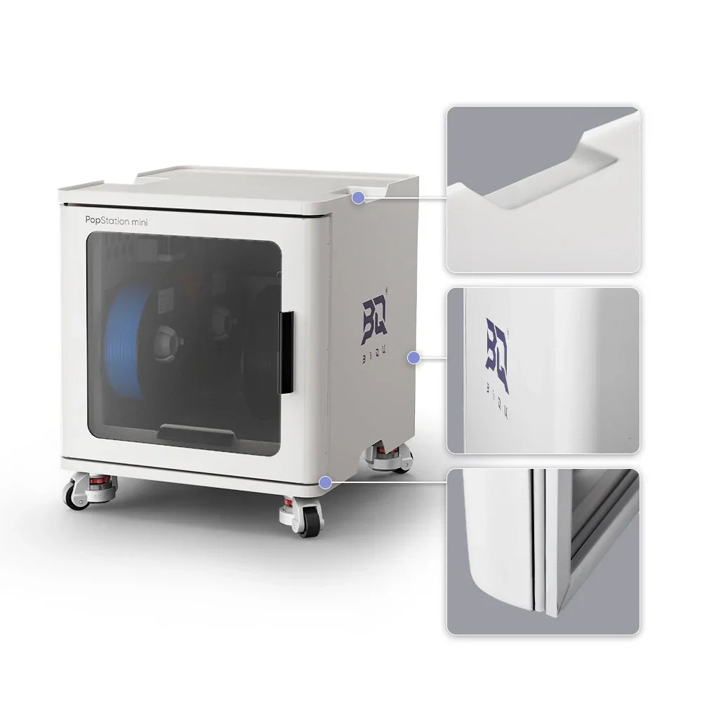 BIQU - PopStation Mini - Pack Armoire & Roues - Rangement pour Filaments pour Snapmaker U1