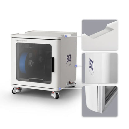 BIQU - PopStation Mini - Pack Armoire & Roues - Rangement pour Filaments pour Snapmaker U1