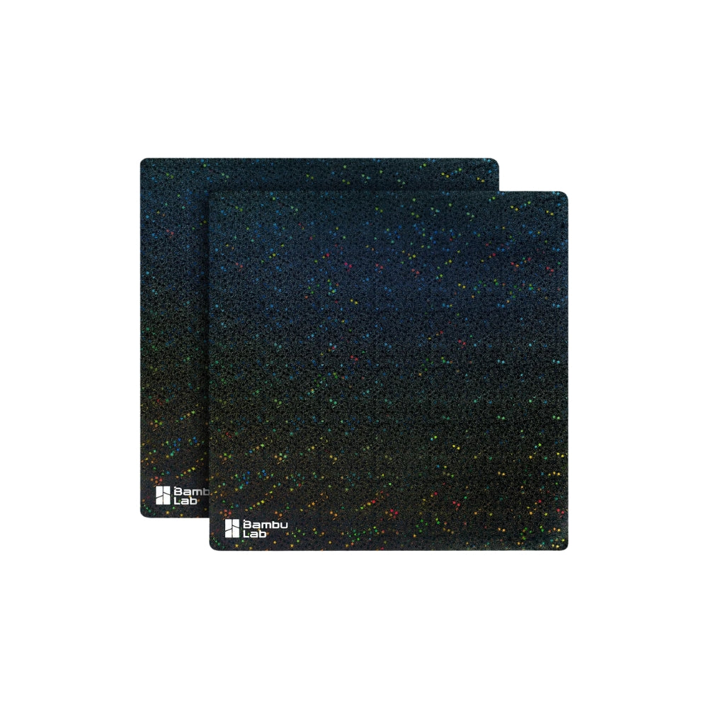 Bambu Lab - Série X1/Série P1/A1 - Feuille d'effet 3D Galaxie (Galaxy Surface Sheet) - 2 pcs