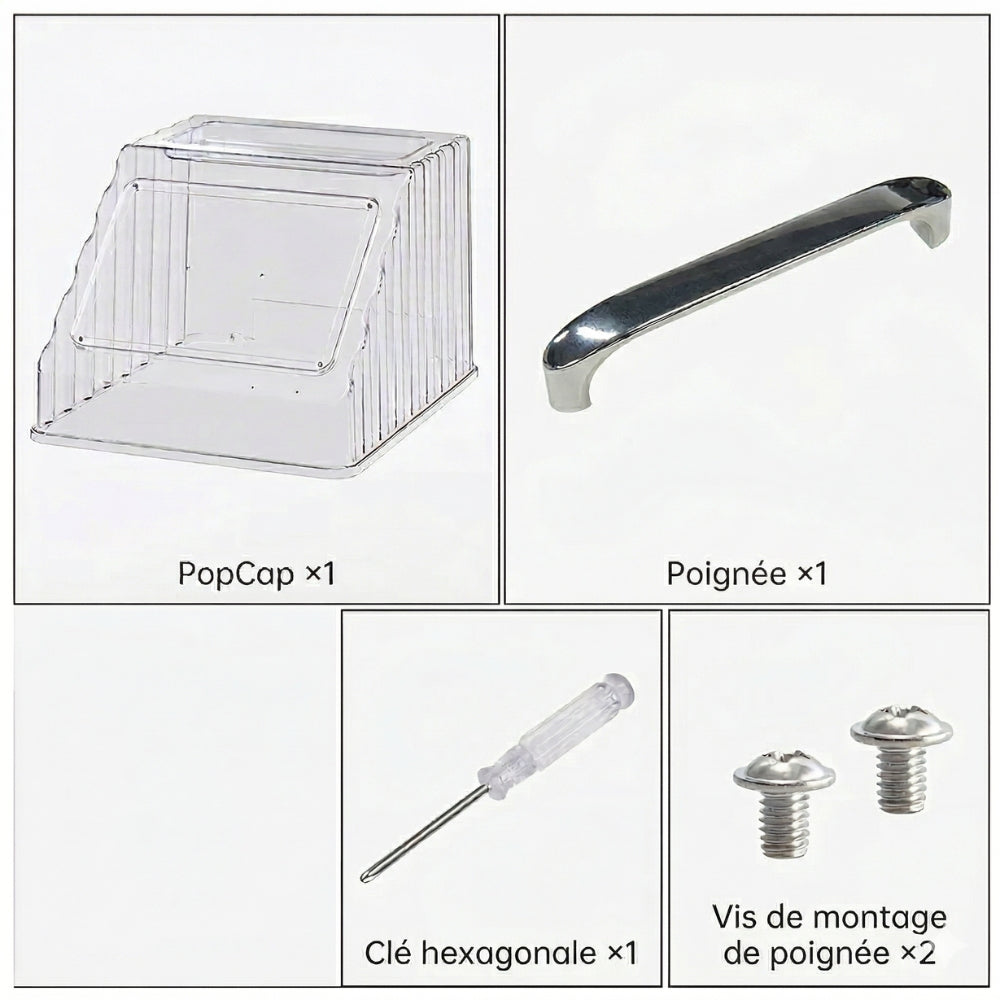 Biqu - PopCap - Couvercle Supérieur Transparent pour Snapmaker U1
