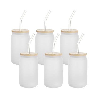 Craft Express - Verre Givré avec Paille - 400 ml - 6 pièces
