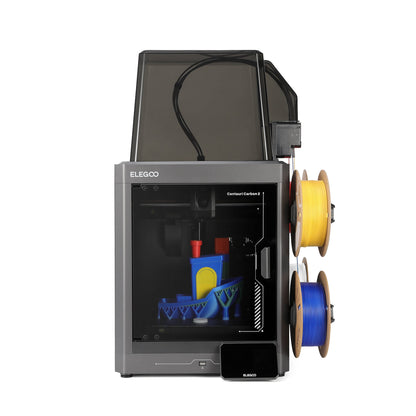 Elegoo - Starter Pack Centauri Carbon 2 Combo - Imprimante 3D avec Multicolore CC2 + CANVAS