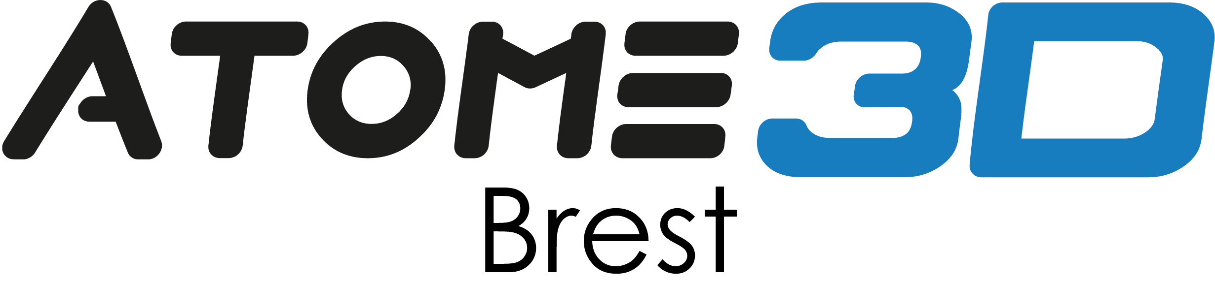Logo Atome3D au coeur de la matière
