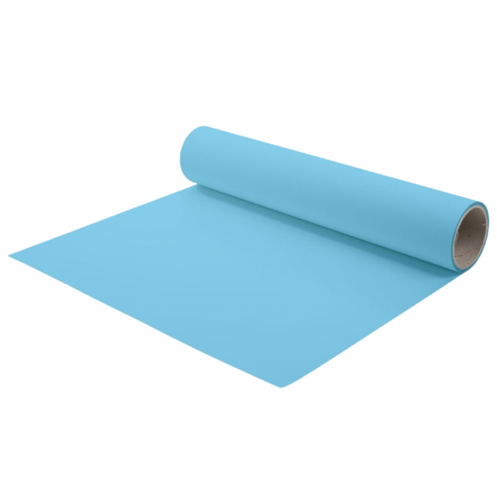 Chemica - Rouleau de Thermocollant de Hotmark Revolution - Bleu Macaron (Pastel Blue) -  30 cm x 5 m