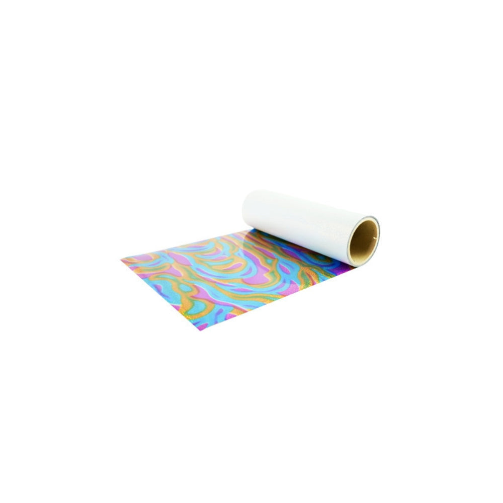 Chemica - Metallic - Vagues Arc-en-ciel (Rainbow Waves) - 30 x 20 cm