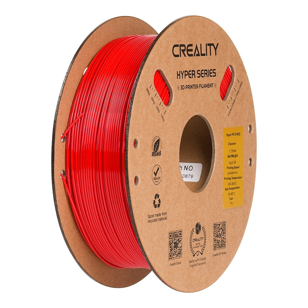 Creality - Hyper PETG - Rouge (Red)  - 1,75 mm - 1 kg