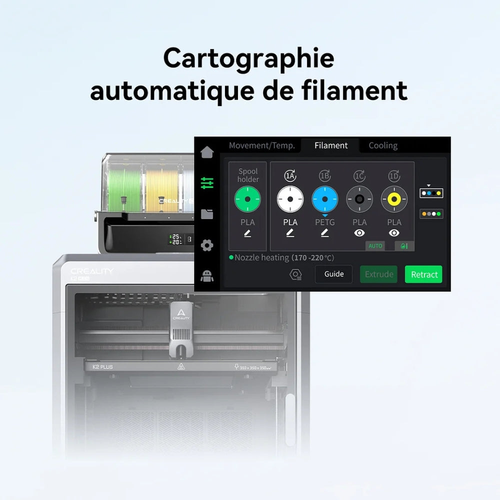 Creality - CFS - K2 Plus Series - Système Multi-Couleurs avec Changement Automatique