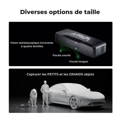 Creality - CR-Scan Otter Lite avec Poignée Lite Bridge - Sans Fil et Illimité