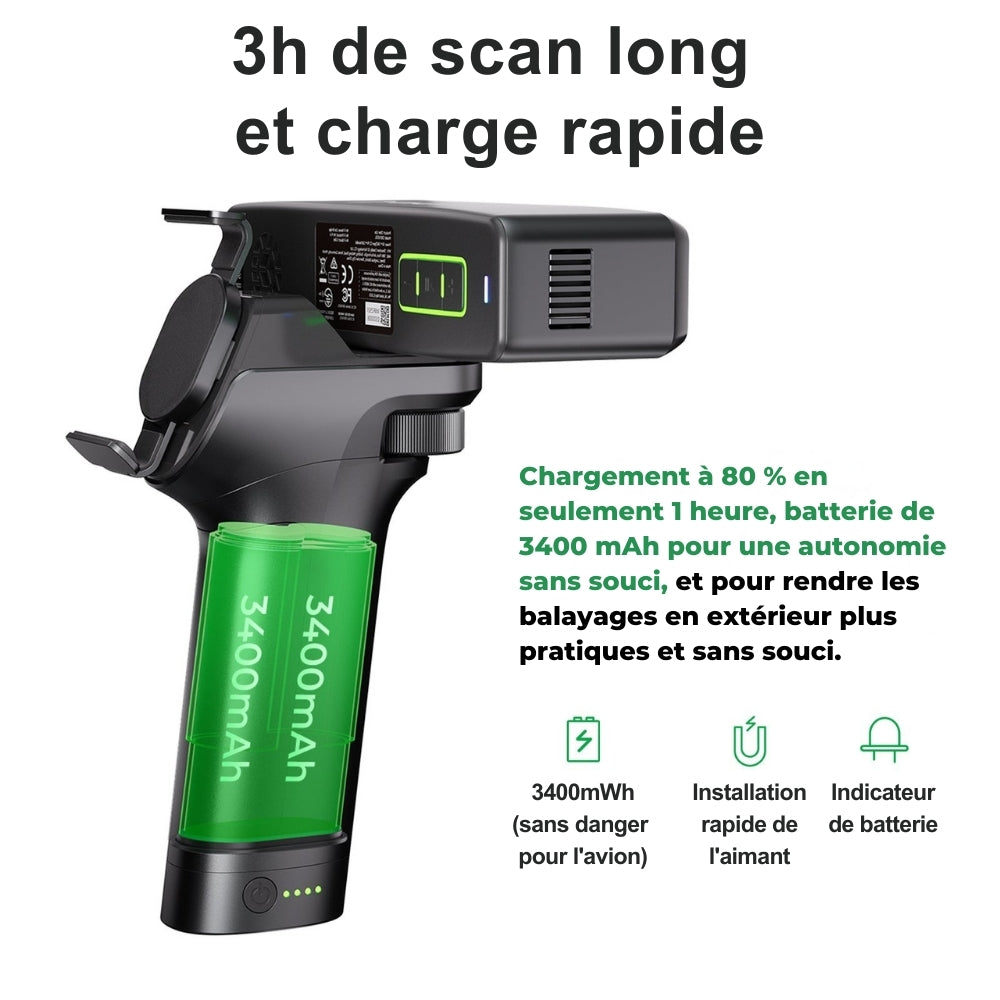 Creality - CR-Scan Otter Lite avec Poignée Lite Bridge - Sans Fil et Illimité
